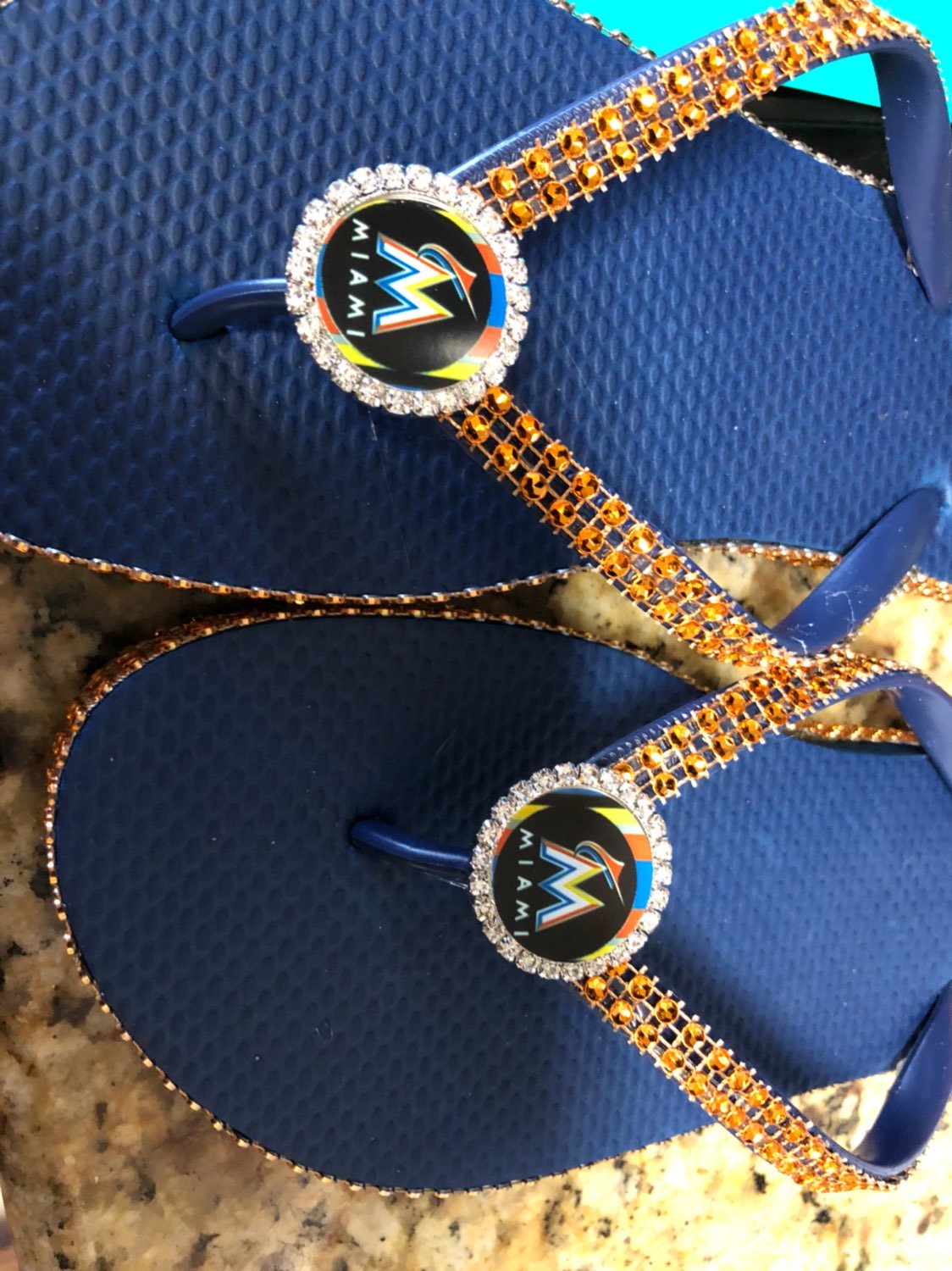 Miami Marlins Sandals