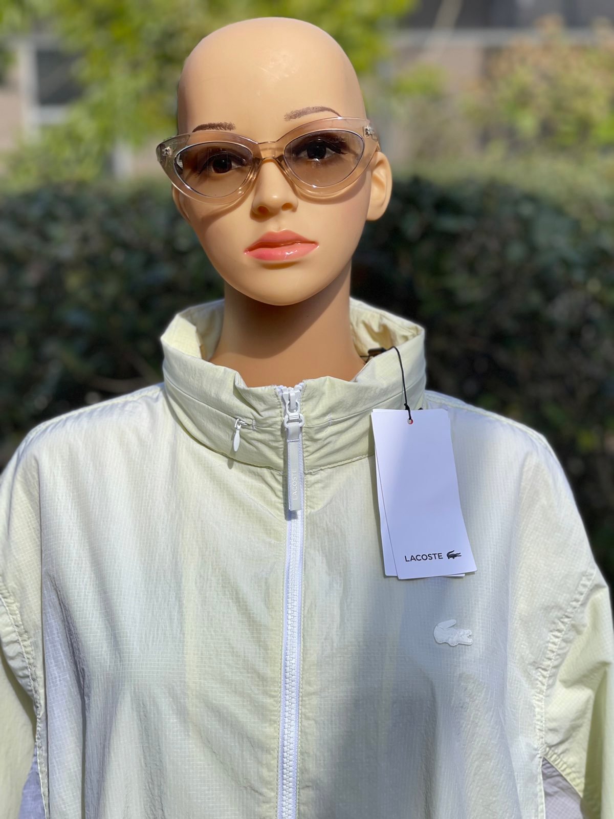 LACOSTE LONG NYLON PARKA (12) BF6210 shops YELLOW