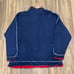 VTG Nike Velour Track Jacket Men's Large Blue Athletic Sportswear Grey Tag Y2K