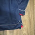 VTG Nike Velour Track Jacket Men's Large Blue Athletic Sportswear Grey Tag Y2K