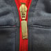 VTG Nike Velour Track Jacket Men's Large Blue Athletic Sportswear Grey Tag Y2K