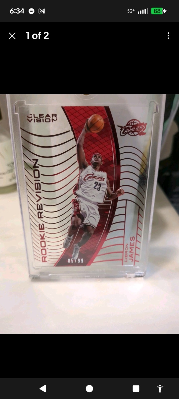 LeBron James clear vision