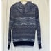 SCOTCH & SODA MENS Double Loop Cotton AZTEC SOUTHWESTERN Full-Zip HOODIE Small