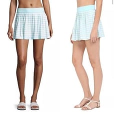 Kate Spade Beach Coverup Skirt XS NWT Nahant Shore Blue White