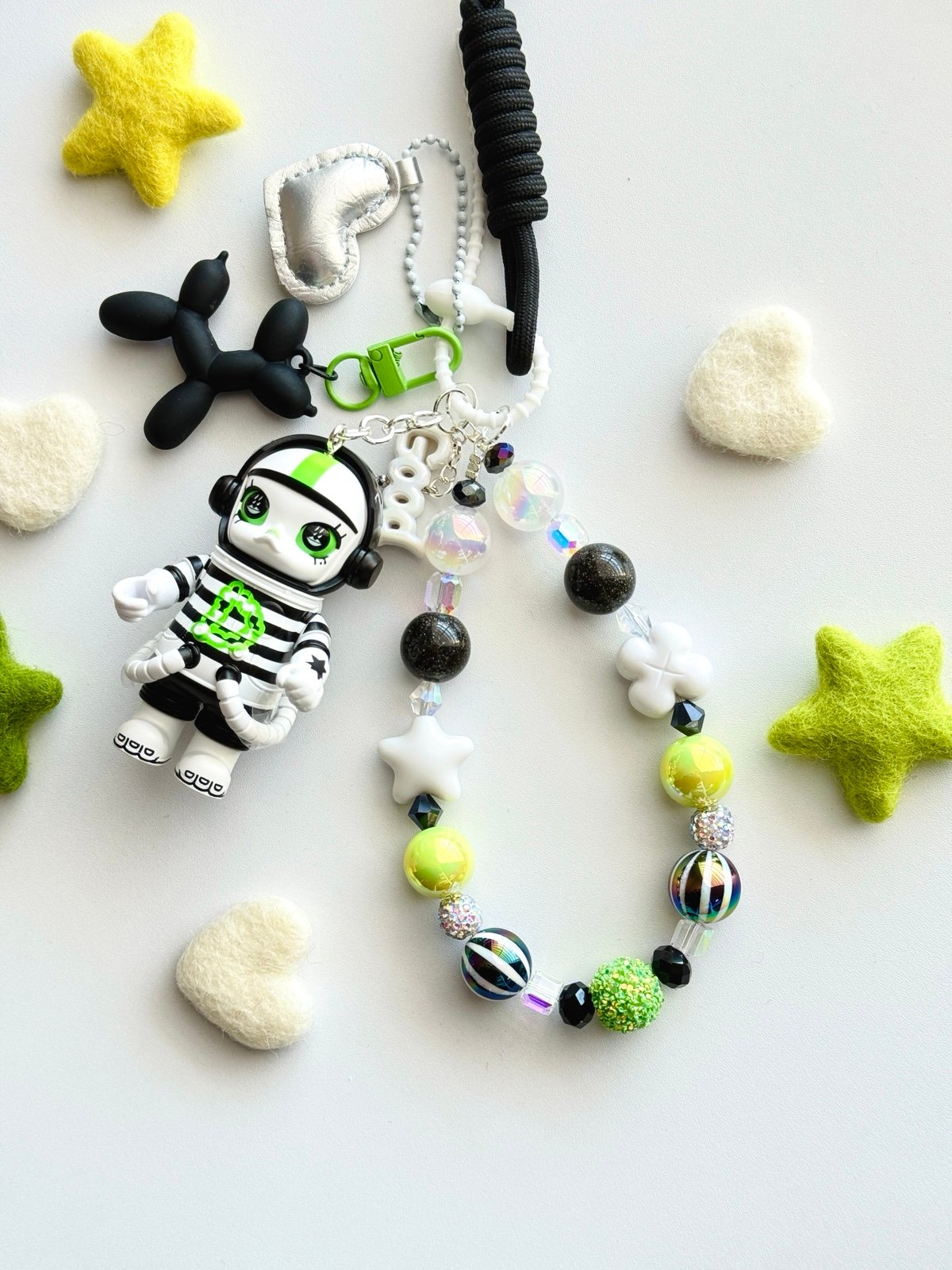 Pop Mart Space Molly DurianMan Handmade Bagcharm Keychain