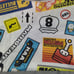 Nintendo MarioKart Flat Sheet Twin Size MarioKart Advertisement Signs Licensed