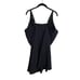 Lands End Swim Dress One-Piece Swimsuit Sz Plus 24W Modest Black Underwire