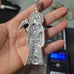 Santa muerte silver pendant 925