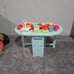 American girl doll baking table and treats