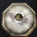 Brushed Bronze Flush Mount Fixture. 11 1/2 inch