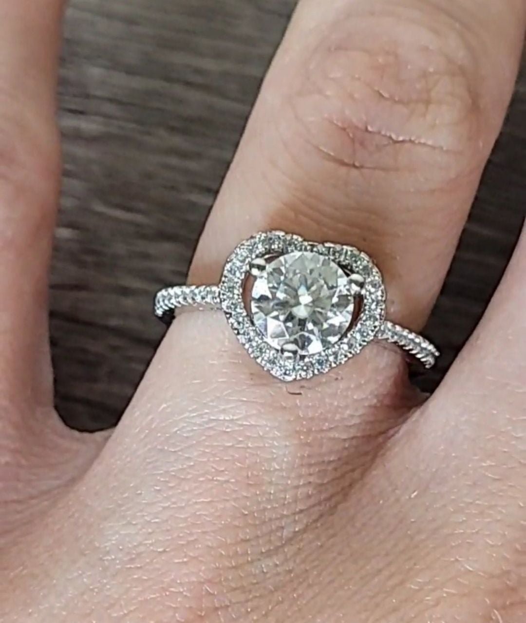 The Sparkling Heart Diamond Ring