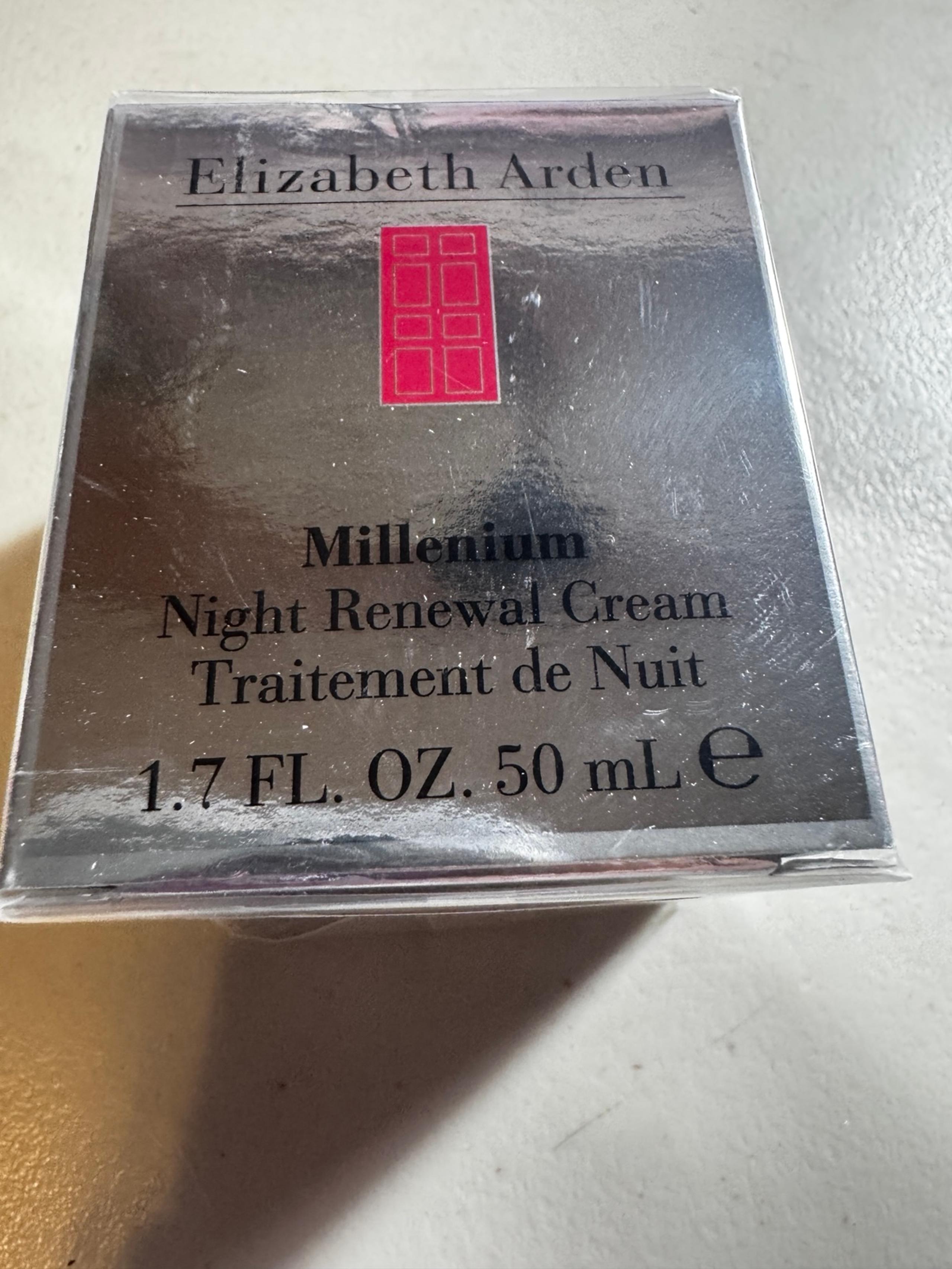 New & Sealed Elizabeth Arden Millenium Night Renewal Cream 1.7 fl oz