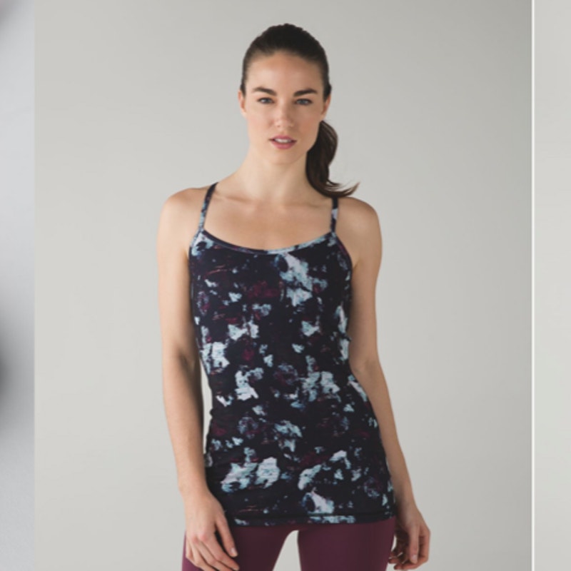 Lululemon Power Y Tank Static Blossom Multi