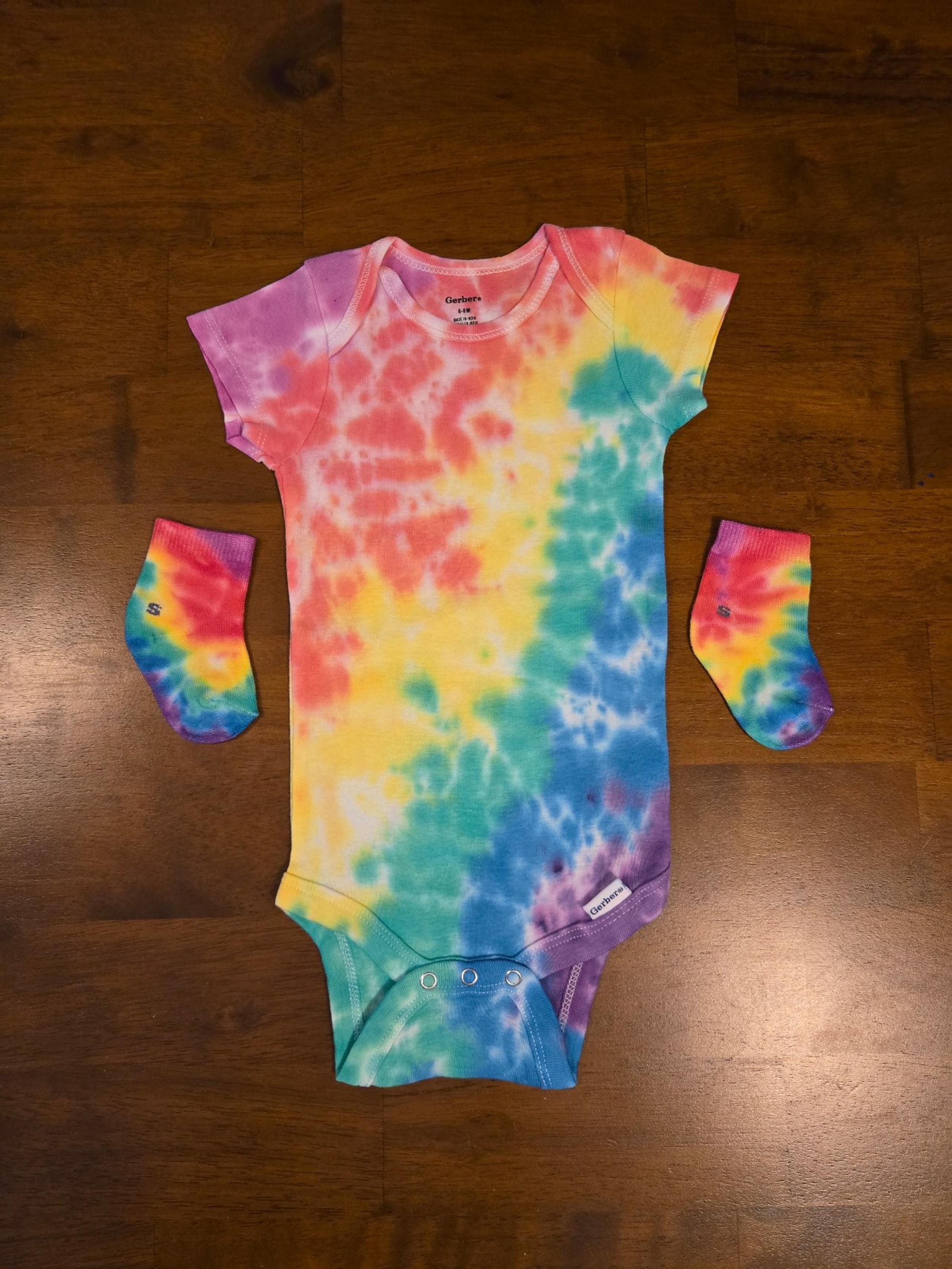 Tie Dye Onesie Set 6-9 mo