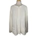 EILEEN FISHER Chunky Knit Ivory Full Zip Cardigan Sweater Sz 1X Women Minimalist