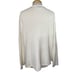 EILEEN FISHER Chunky Knit Ivory Full Zip Cardigan Sweater Sz 1X Women Minimalist
