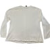 EILEEN FISHER Chunky Knit Ivory Full Zip Cardigan Sweater Sz 1X Women Minimalist