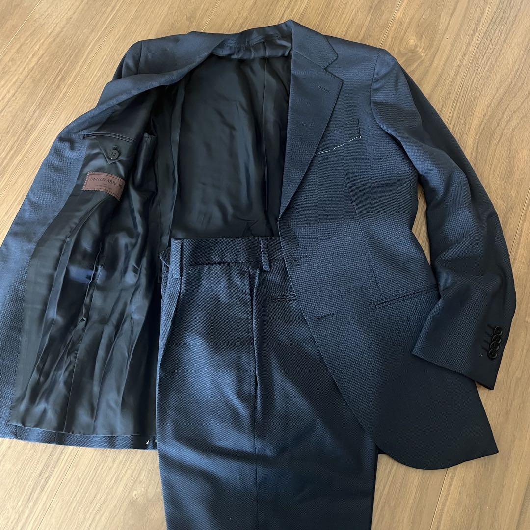 New United Arrows Men's Suit 4 Navy
