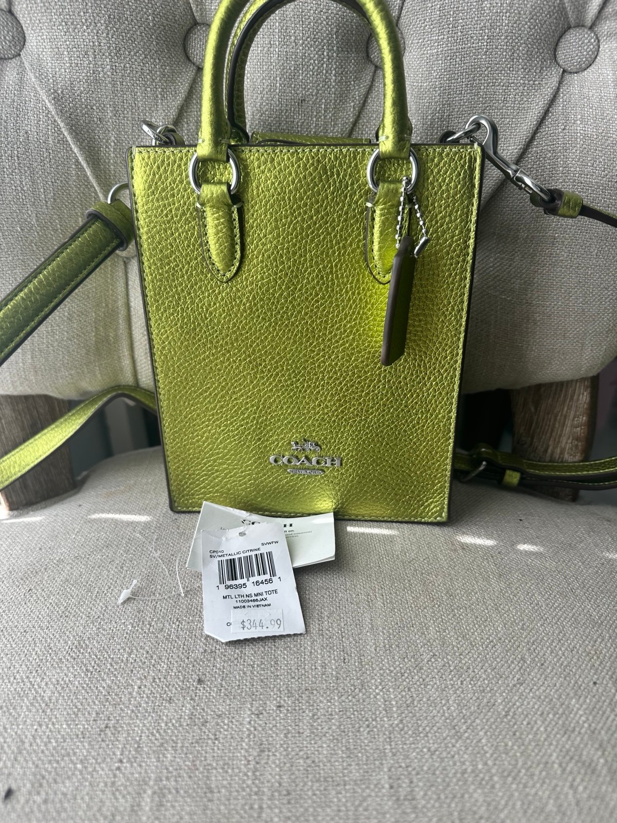 Coach mini tote