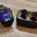 Smart Watch Heart Rate Monitor Bluetooth Call + Wireless Earbuds Earphon