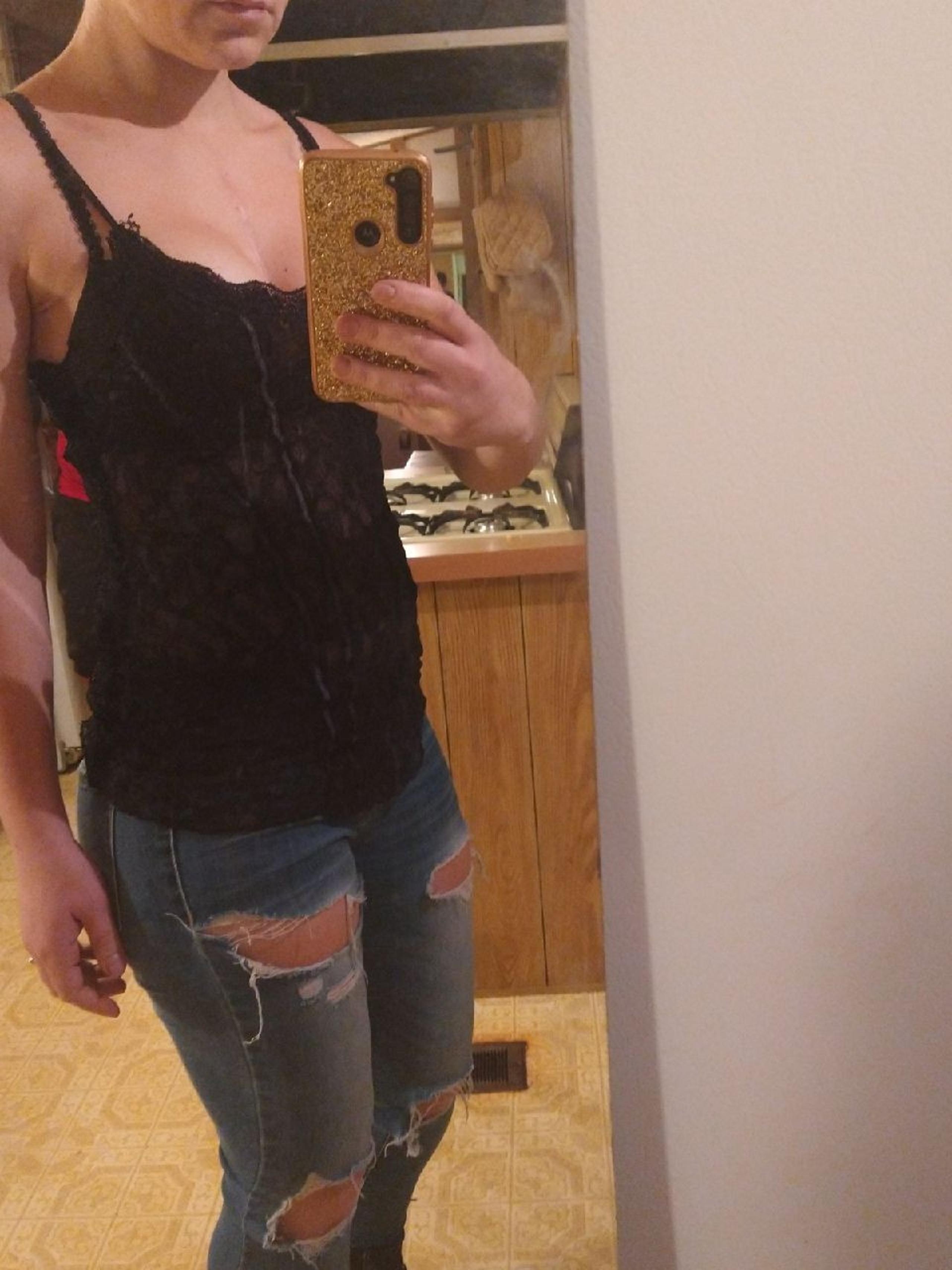 POOF tank top