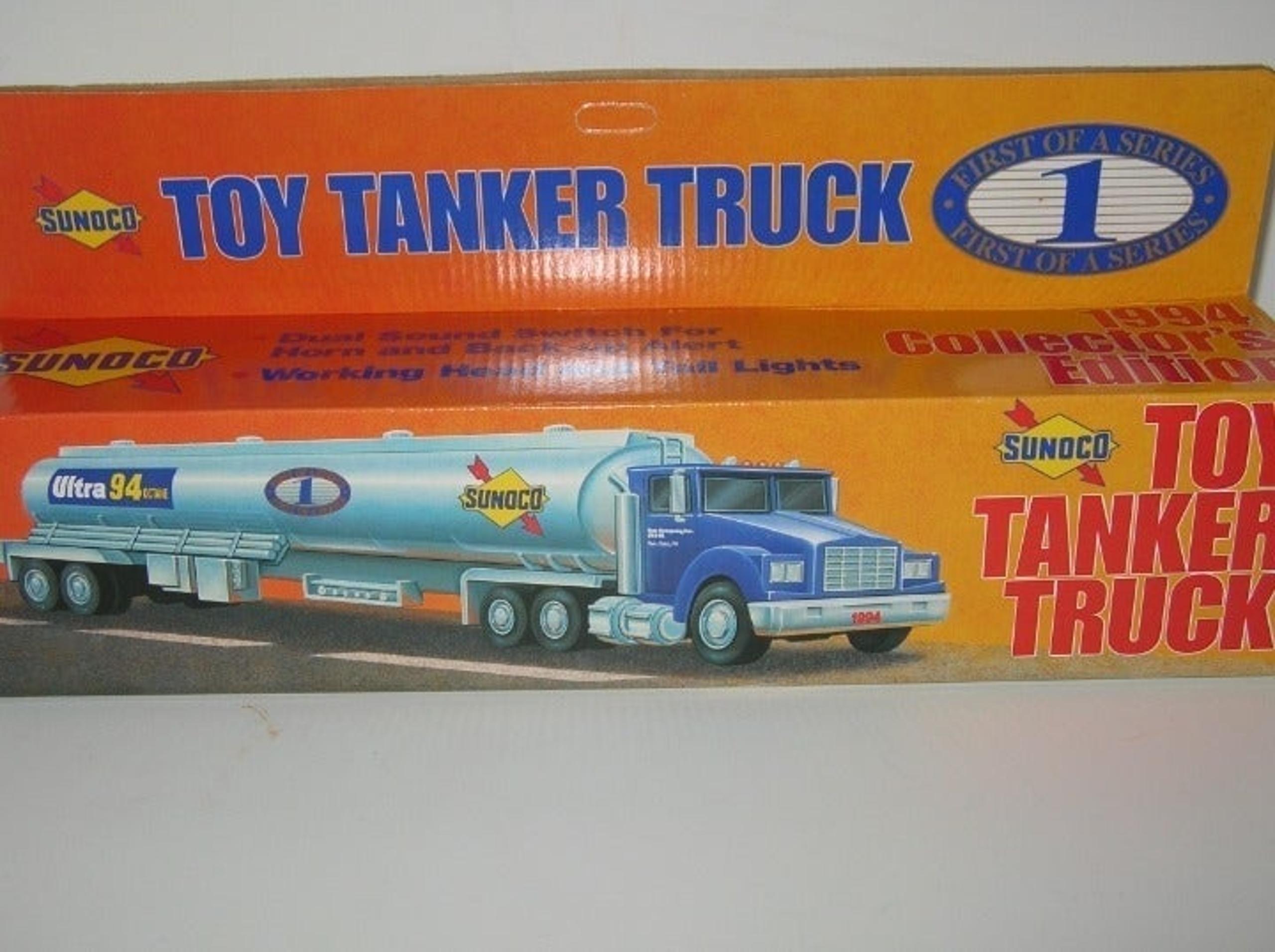 1994 Toy Tanker SUNOCO Die-Cast Truck 1st Of Series Collector Lights & Horn 18