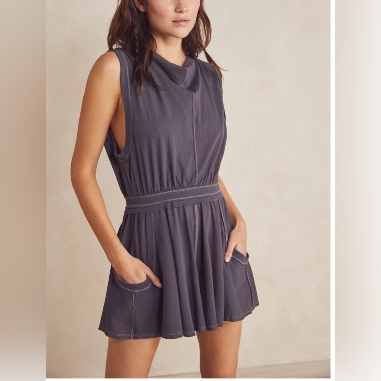 Free People Summer Slumbers Sleeveless Romper size Medium