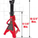 BIG RED T43202 Torin Heavy Duty Steel Jack Stands