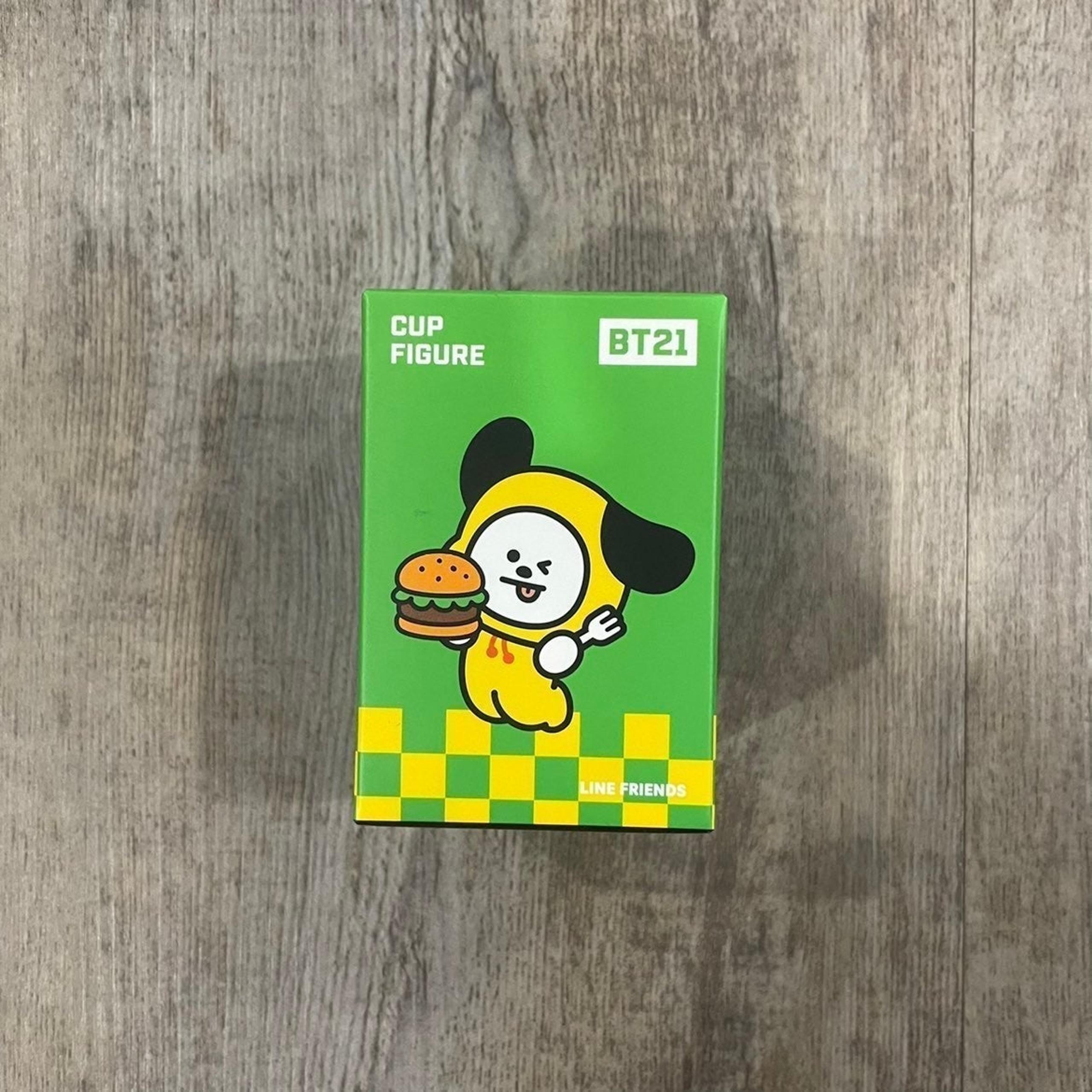 BTS BT21 CHIMMY Jimin Cup Figure Bite Drink Marker