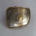 Vintage Montana Silversmiths Large Horse Head Award Trophy Nickel Belt Buckle