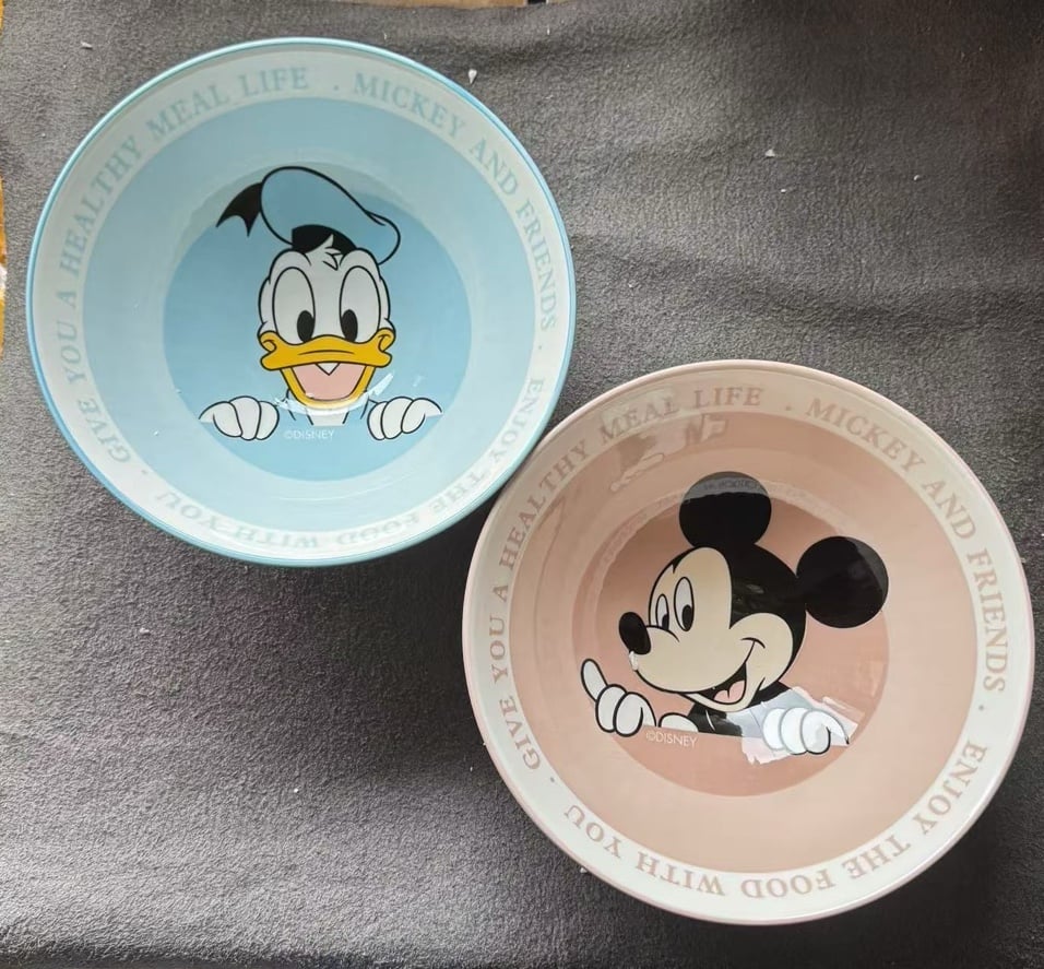 Disney Mickey & Donald salad bowl set