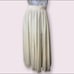Authentic Vintage cream layered boho skirt