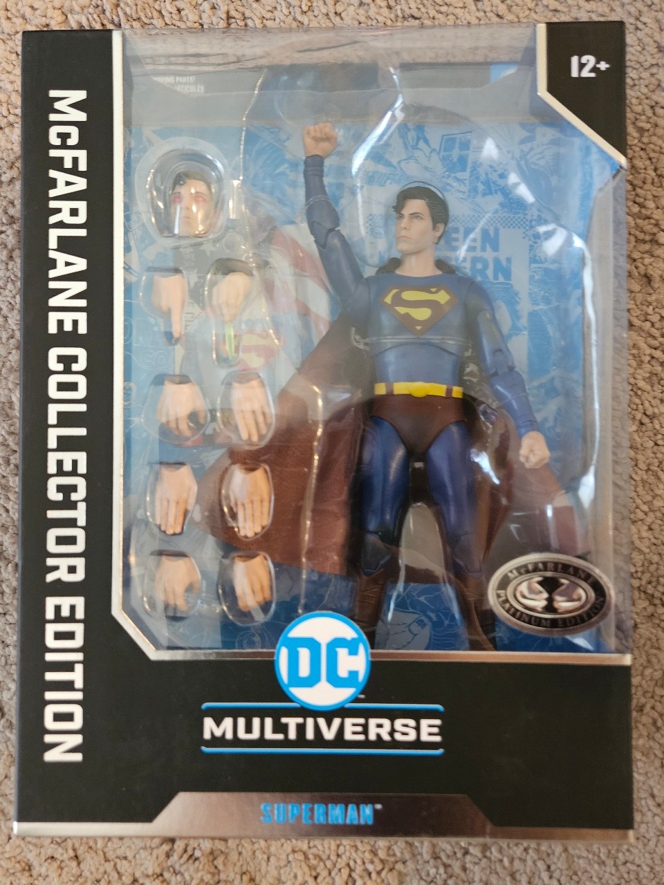 DC mcfarlane platinum Superman the movie
