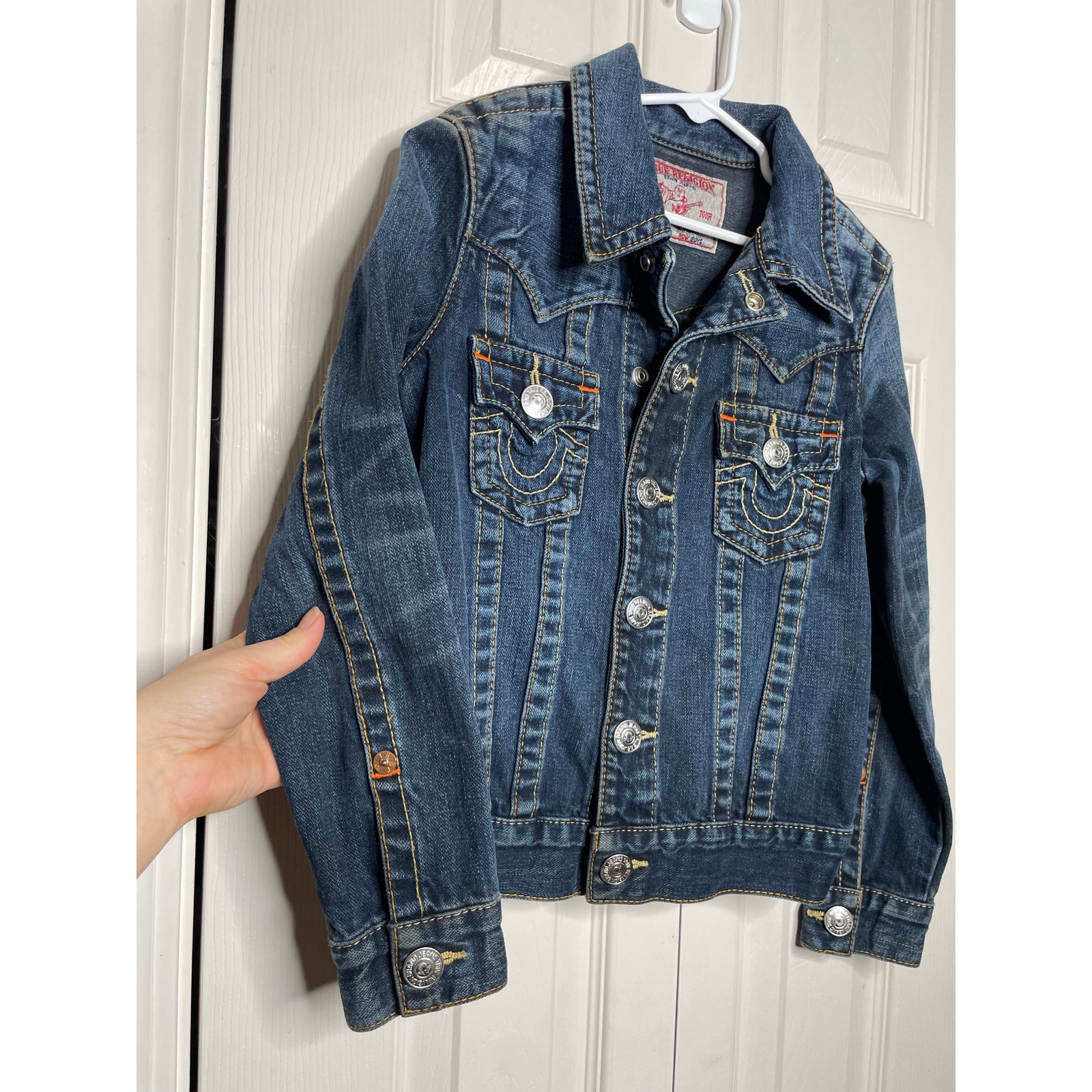 True Religion Boys Jimmy Denim Jacket Size Youth Medium