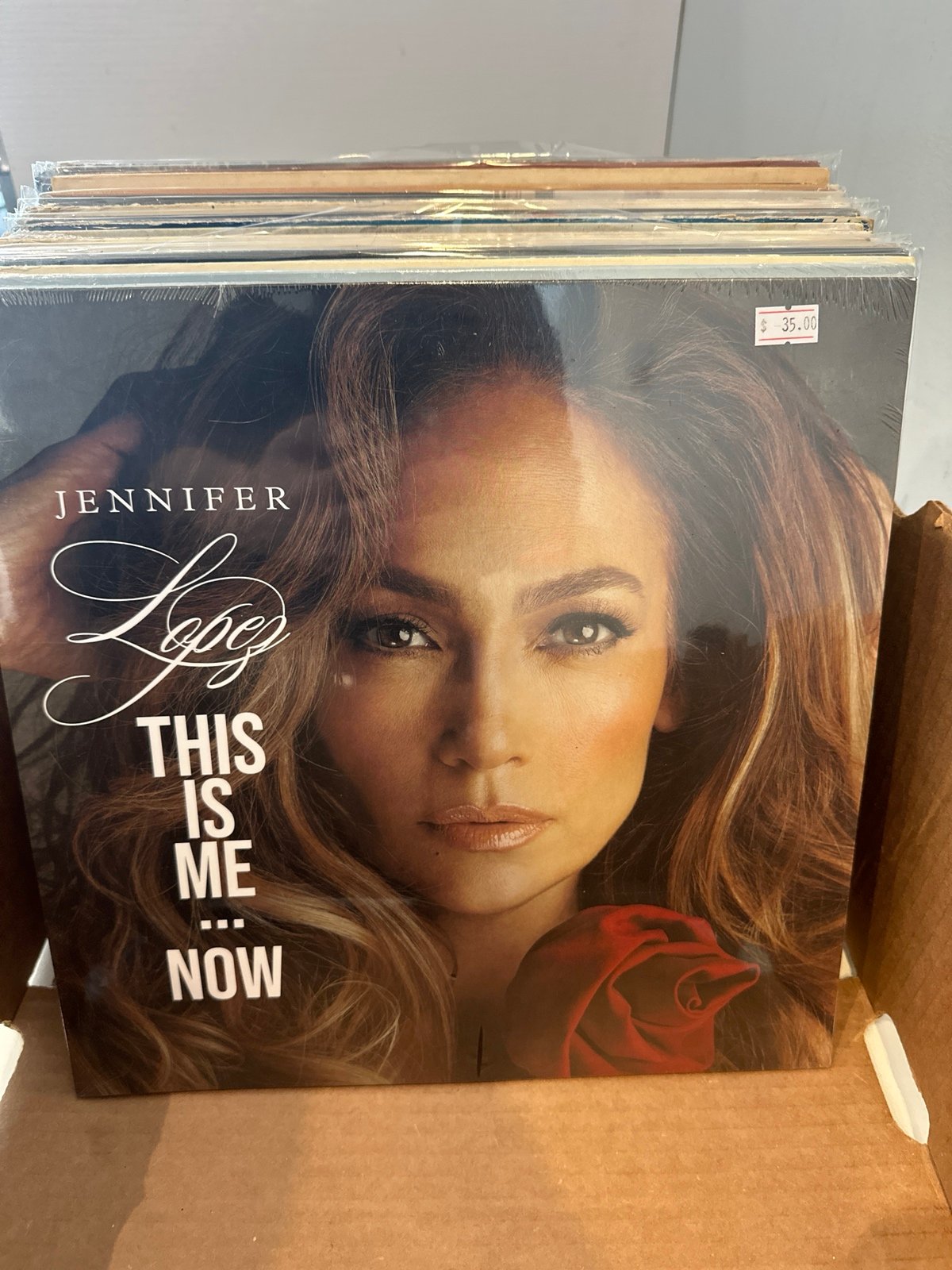 Jennifer Lopez - This Is Me… Now - Sealed Translucent Ruby Vinyl Record (M/M)