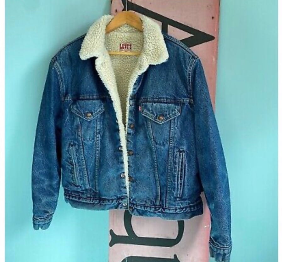 Levis Vintage Denim sherpa jacket