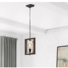 Gilded Iron Farmhouse Kitchen Pendant