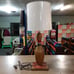 Handmade Upcycled Bowling Pin Lamp