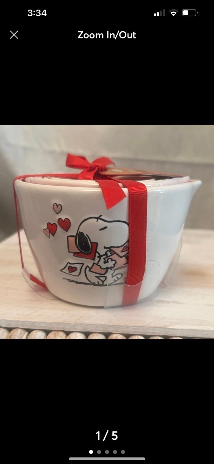 ❤️Rae Dunn x Peanuts Measuring Cups