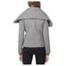 JUICY COUTURE Coco Double Knit Gray Gold Buttons Peacoat Jacket Coat Size Small