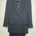 VTG Valentino Iconic Designer Double Breasted Black Skirt Suit Italy 4 (38)