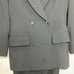 VTG Valentino Iconic Designer Double Breasted Black Skirt Suit Italy 4 (38)
