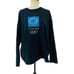 Vintage 2004 Athens Olympics Blue Graphic Pullover Sweatshirt Size XXL