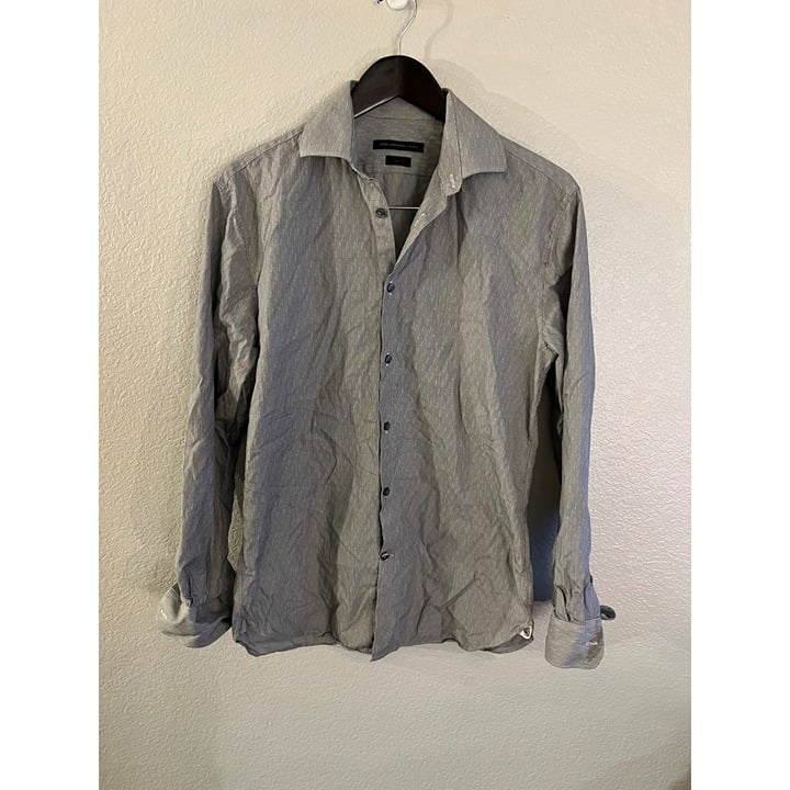 John Varvatos Long Sleeve Button Up Shirt - Size - 15
