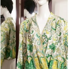 Akira Open Back Deep V-Neck Blouse