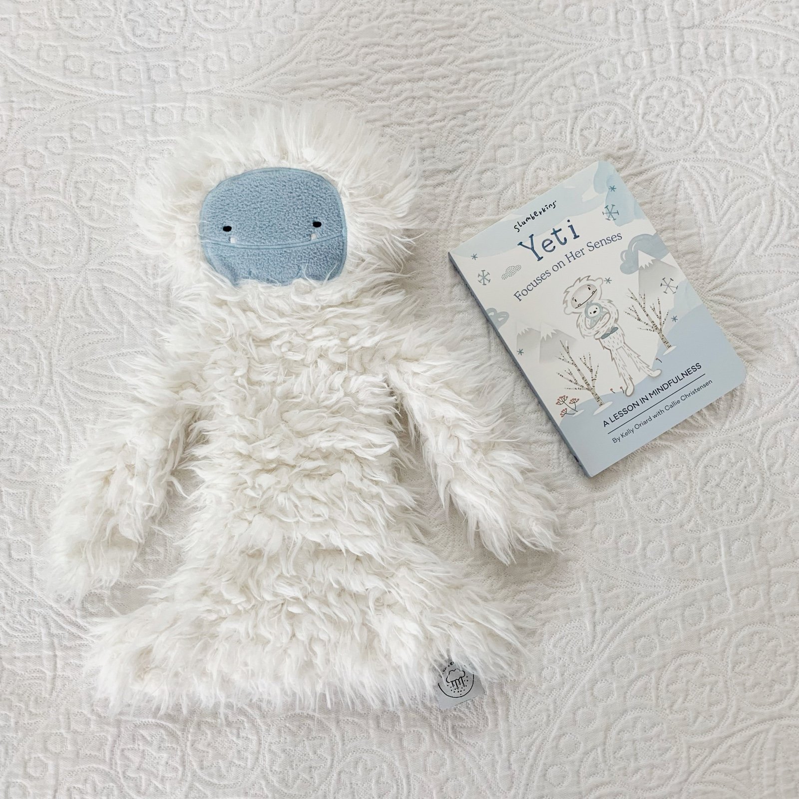 Slumberkins Blue Face Yeti UP Snuggler Stuffed Animal