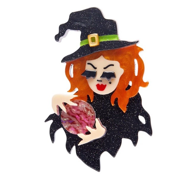 Erstwilder 2024 Halloween Witch Not so Wicked Brooch Pin