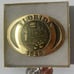Vintage Metal Belt Buckle, Brass, Florida State Seal, Southwest Bank, Nice