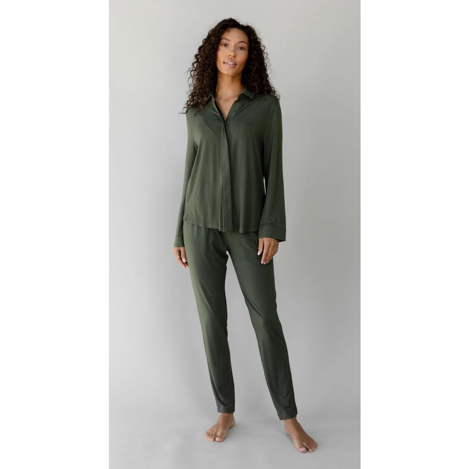 Cozy Earth bamboo long sleeve pajama set women's size XXL