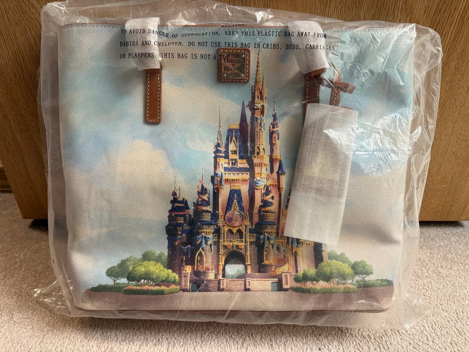 Disney Dooney & Bourke 50th Anniversary Castle Tote
